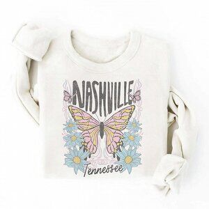 Nashville Oversized Graphic Sweatshirt